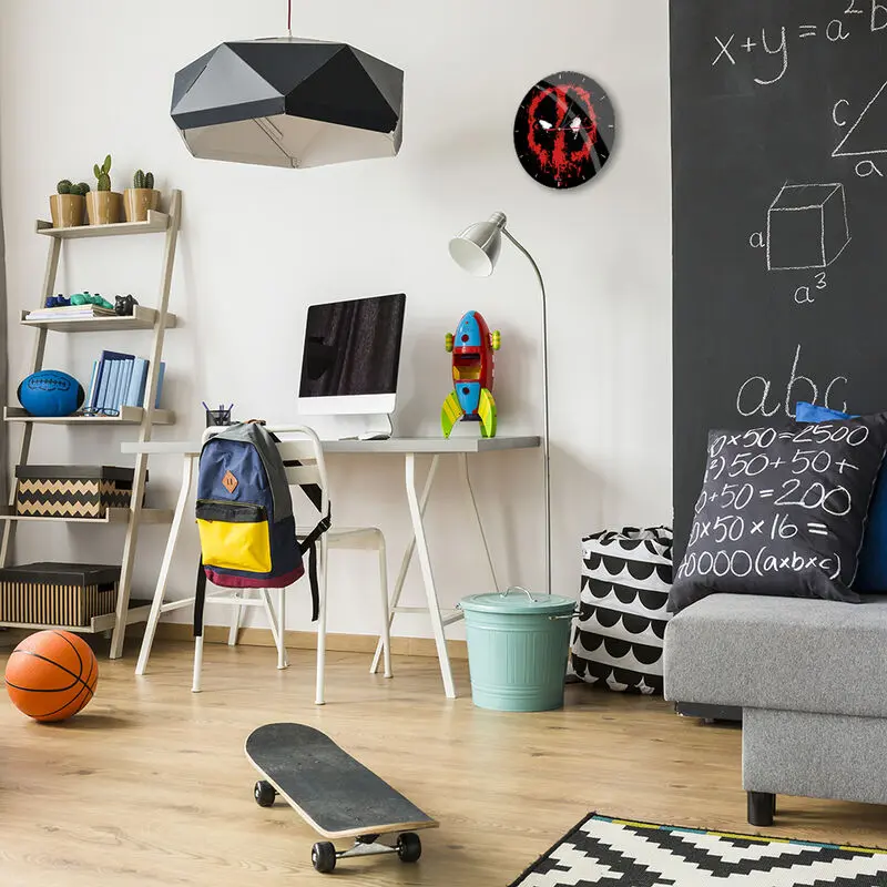 Marvel Deadpool stenska ura fotografija izdelka