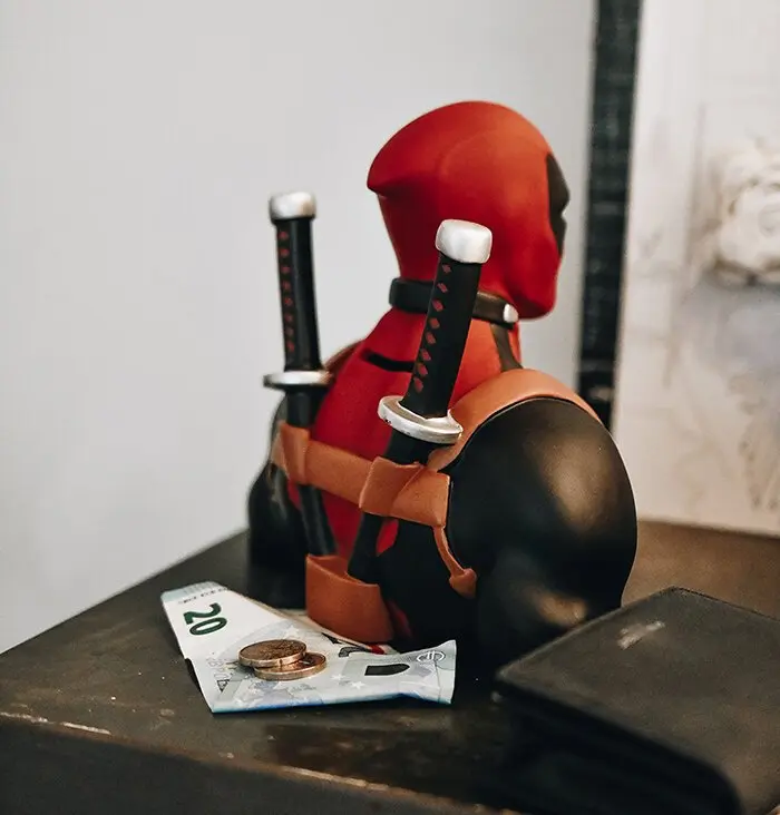 Marvel Deadpool škatla za denar poprsje 20 cm fotografija izdelka