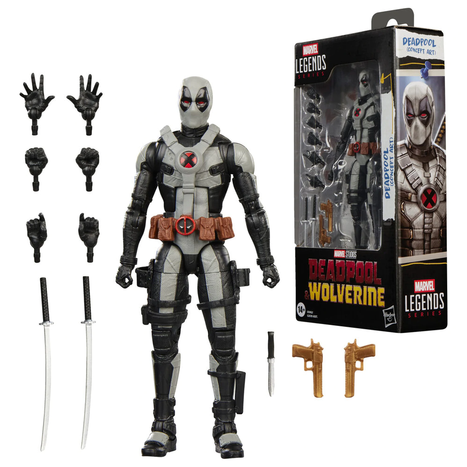 Marvel Deadpool & Wolverine Deadpool Concept Art akcijska figura fotografija izdelka