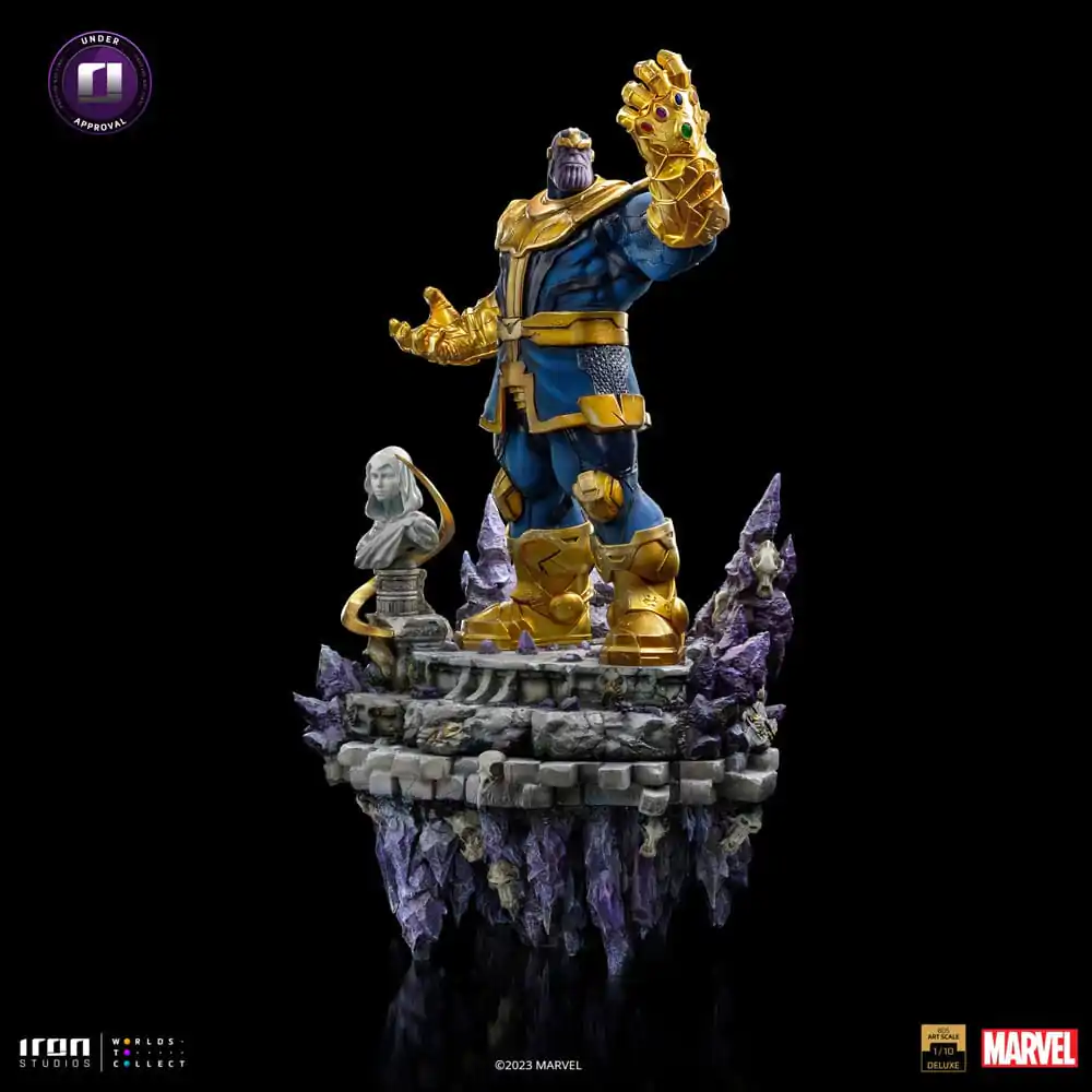 Marvel Deluxe BDS Art Scale Socha 1/10 Thanos Infinity Gaunlet Diorama 42 cm fotografija izdelka