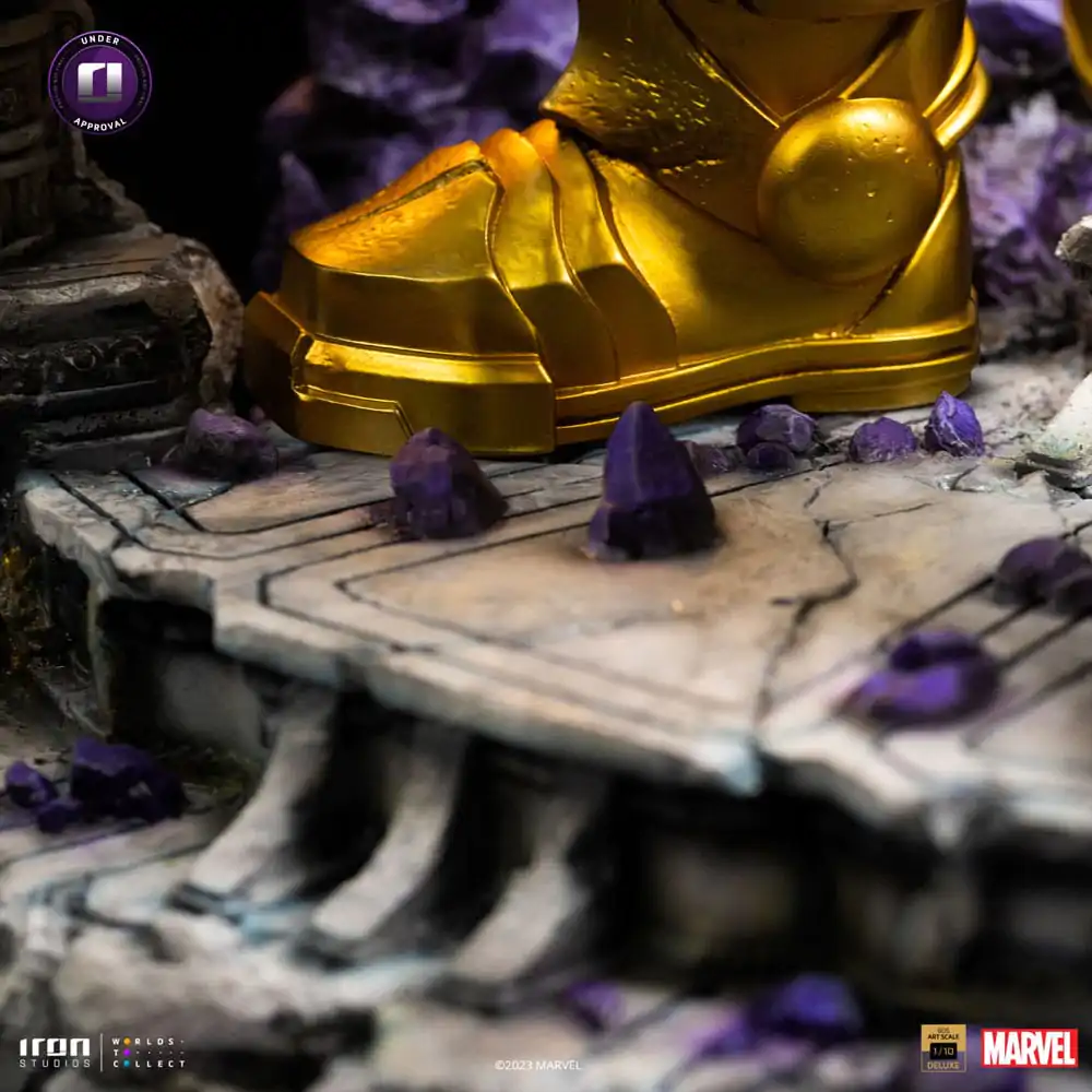 Marvel Deluxe BDS Art Scale Socha 1/10 Thanos Infinity Gaunlet Diorama 42 cm fotografija izdelka