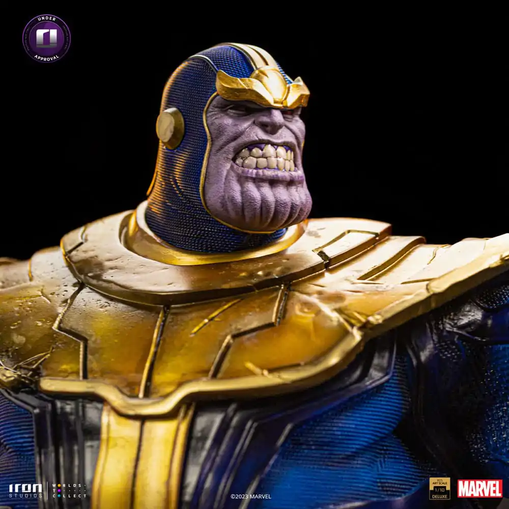Marvel Deluxe BDS Art Scale Socha 1/10 Thanos Infinity Gaunlet Diorama 42 cm fotografija izdelka