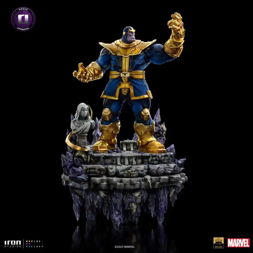 Marvel Deluxe BDS Art Scale Socha 1/10 Thanos Infinity Gaunlet Diorama 42 cm fotografija izdelka