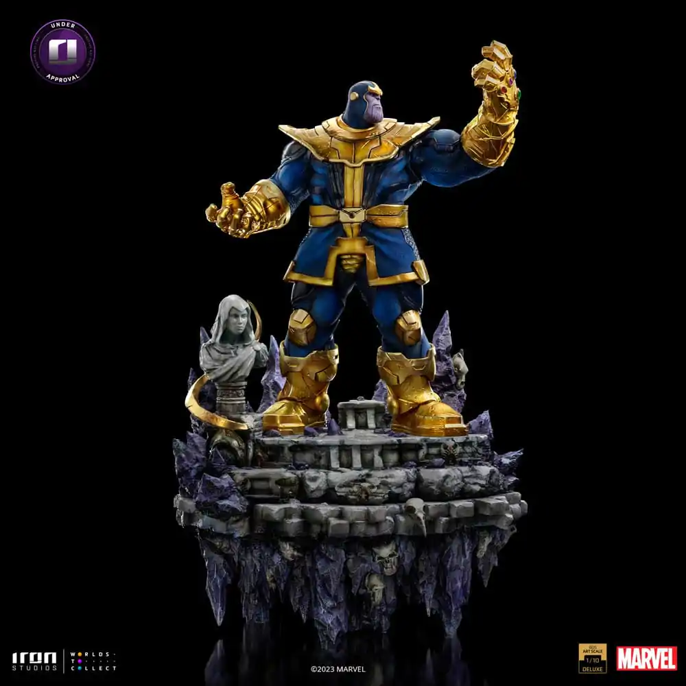 Marvel Deluxe BDS Art Scale Socha 1/10 Thanos Infinity Gaunlet Diorama 42 cm fotografija izdelka