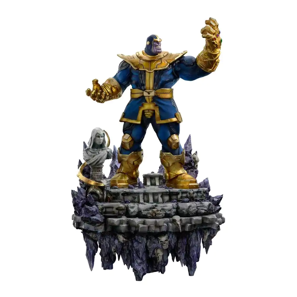 Marvel Deluxe BDS Art Scale Socha 1/10 Thanos Infinity Gaunlet Diorama 42 cm fotografija izdelka