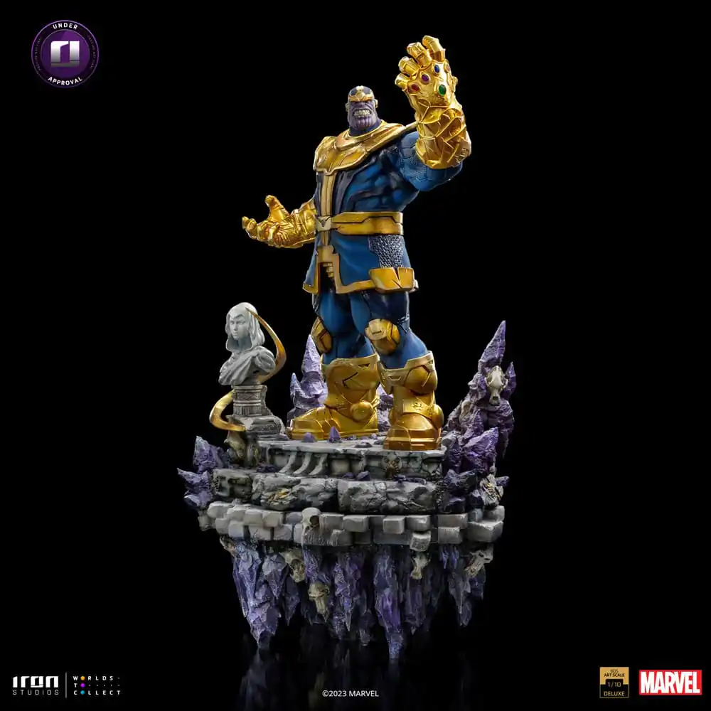 Marvel Deluxe BDS Art Scale Socha 1/10 Thanos Infinity Gaunlet Diorama 42 cm fotografija izdelka
