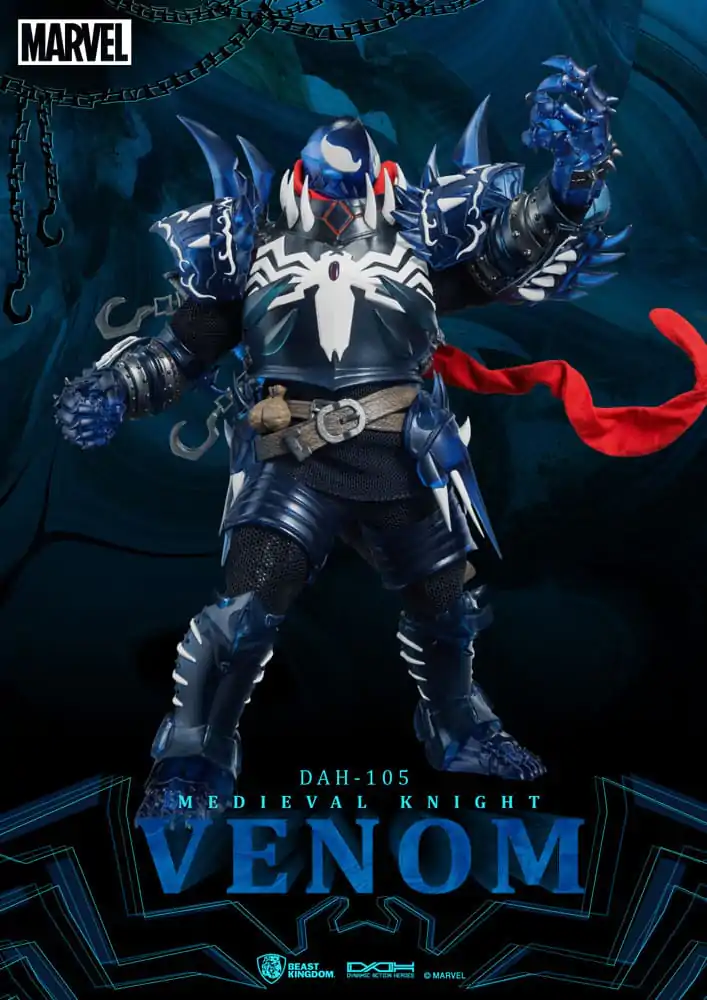 Marvel Dynamic 8ction Heroes Akcijska figura 1/9 Srednjeveški vitez Venom 23 cm fotografija izdelka