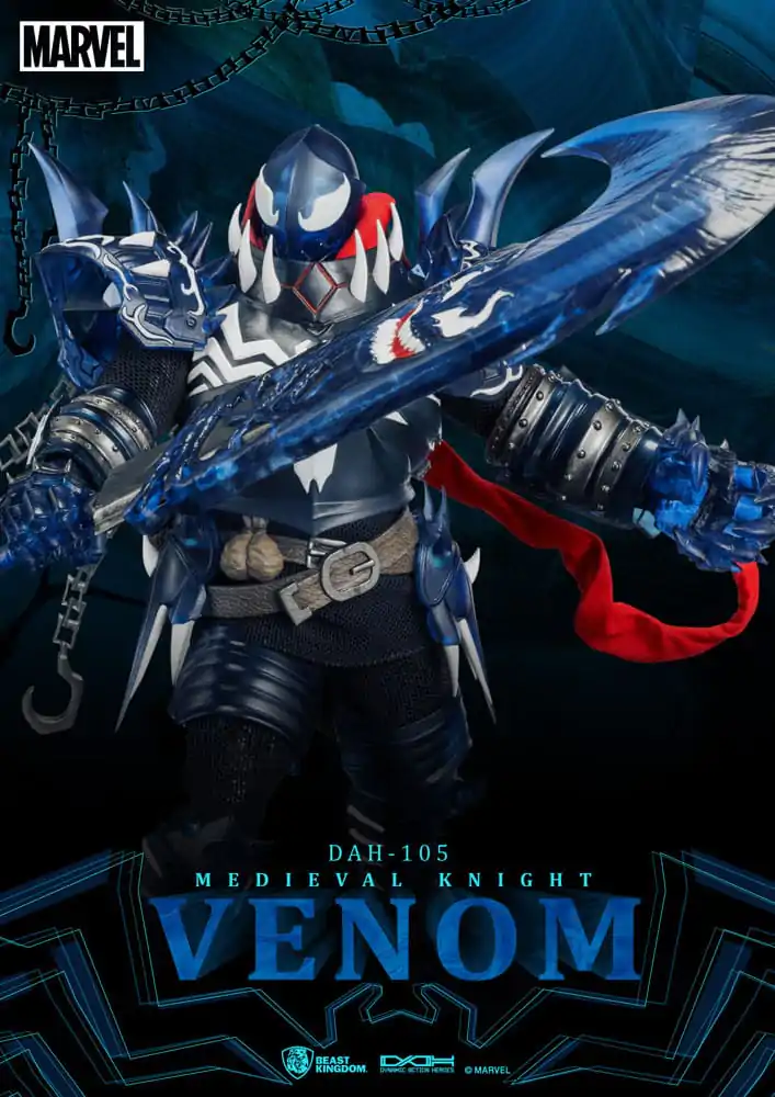 Marvel Dynamic 8ction Heroes Akcijska figura 1/9 Srednjeveški vitez Venom 23 cm fotografija izdelka