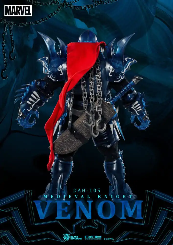 Marvel Dynamic 8ction Heroes Akcijska figura 1/9 Srednjeveški vitez Venom 23 cm fotografija izdelka