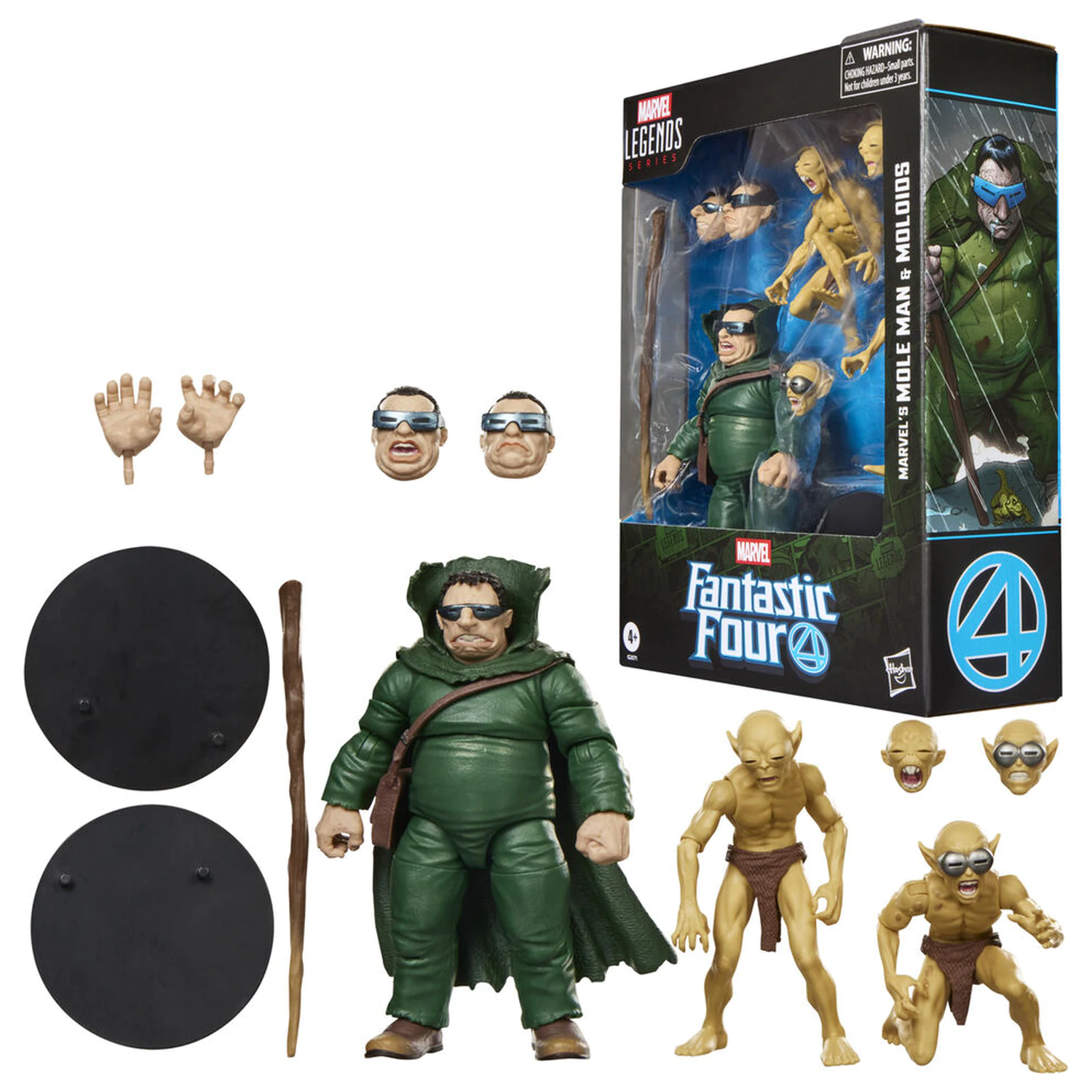 Marvel Fantastic Four Marvels Mole Man & Moloios komplet figur 15cm fotografija izdelka