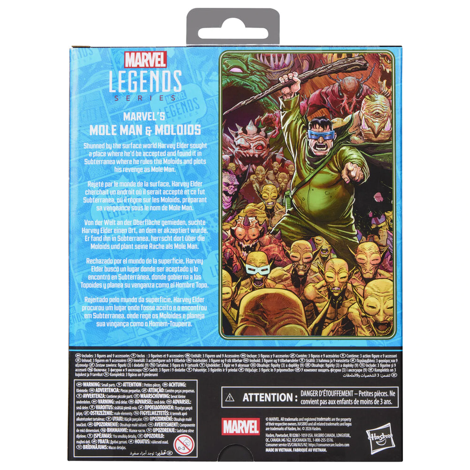 Marvel Fantastic Four Marvels Mole Man & Moloios komplet figur 15cm fotografija izdelka
