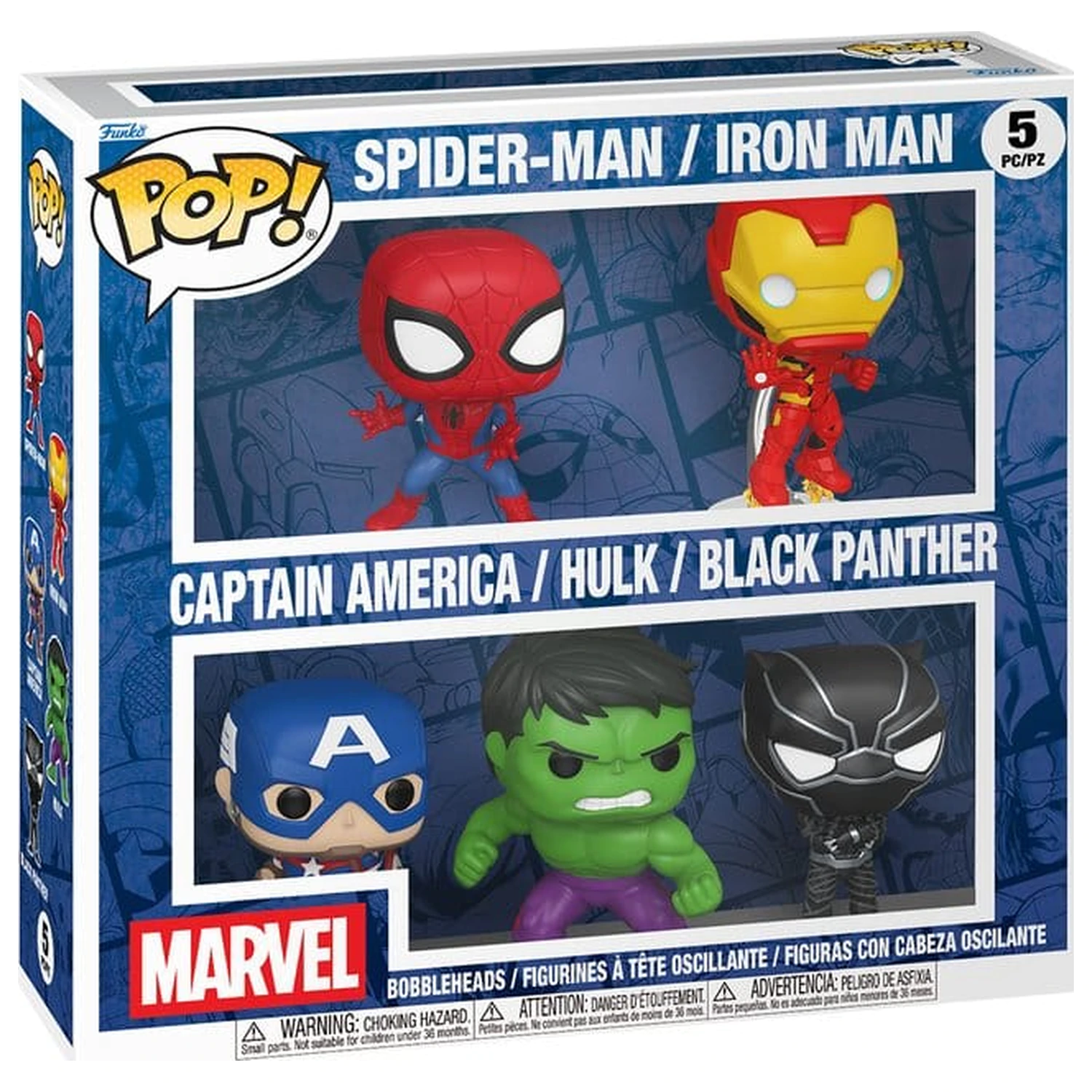 Marvel Funko POP! Vinilna figura komplet 5 pakiranj 9 cm fotografija izdelka