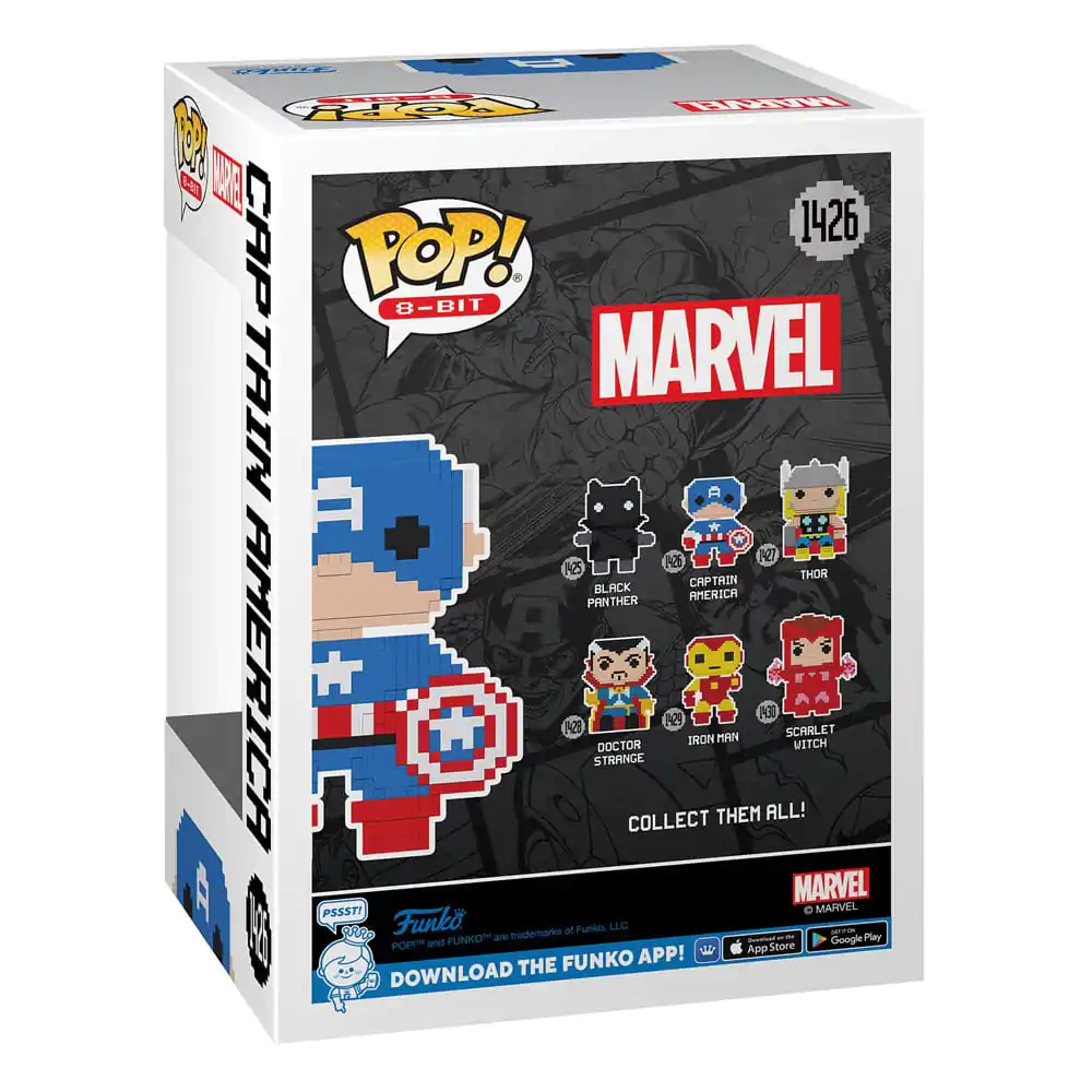 Marvel Funko POP! 8-Bit Vinil Figura Captain America 9 cm fotografija izdelka