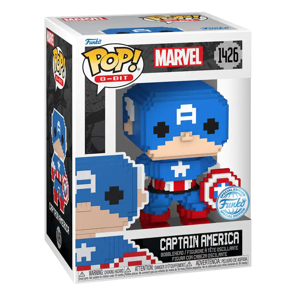 Marvel Funko POP! 8-Bit Vinil Figura Captain America 9 cm fotografija izdelka