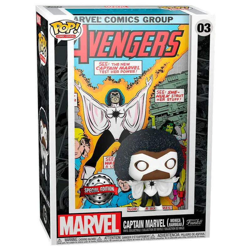 Marvel POP! Art Cover Vinilna Figura Captain Marvel fotografija izdelka