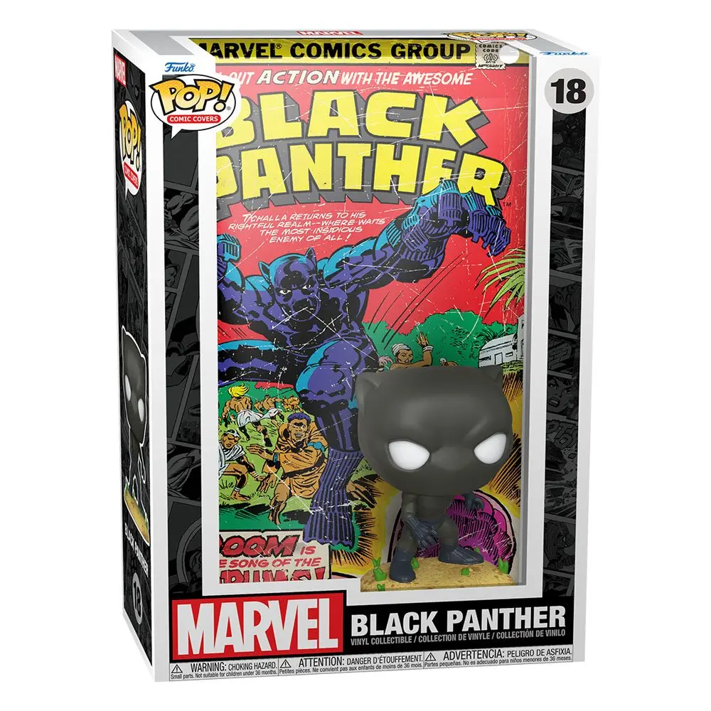 Marvel POP! Ovitki stripov Vinilna figura Črni panter 9 cm fotografija izdelka