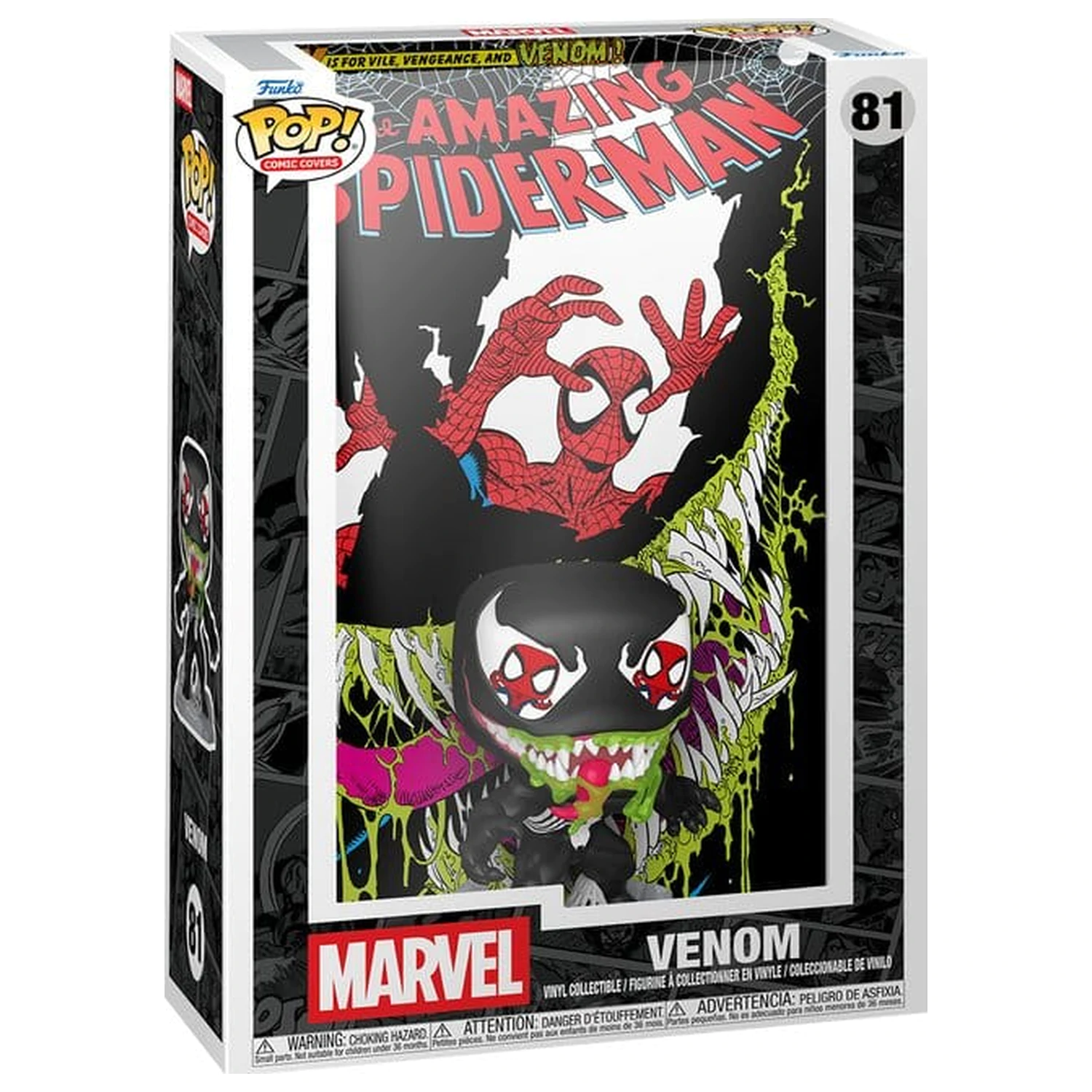 Marvel Funko POP! Comic Covers Vinilna figura Amazing Spider-Man #346 (Venom) 9 cm fotografija izdelka