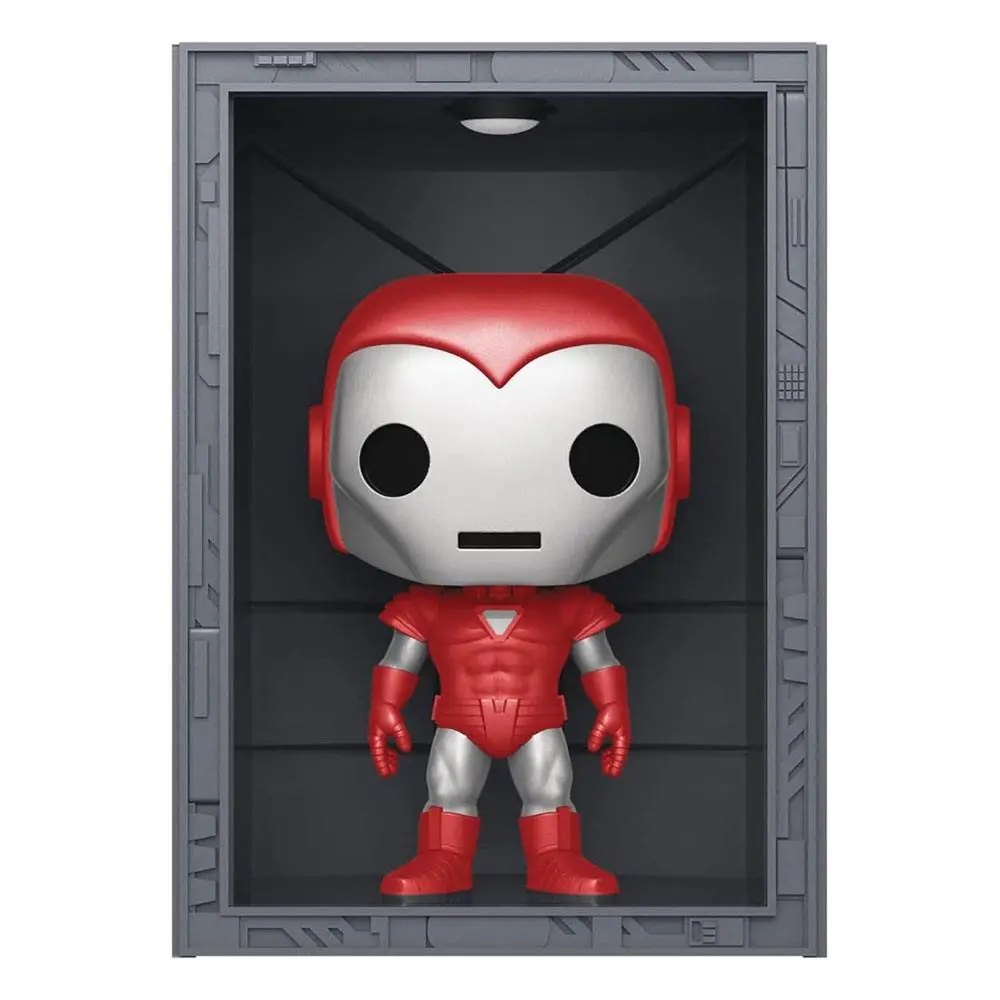 Marvel POP! Deluxe Vinilna Figura Hall of Armor Iron Man Model 8 Silver Centurion PX Exclusive 9 cm fotografija izdelka