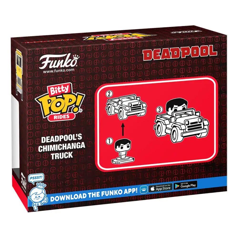 Marvel Funko POP! Rides Vinil figura Deadpool s Chimichanga Tovornjakom 2,5 cm fotografija izdelka