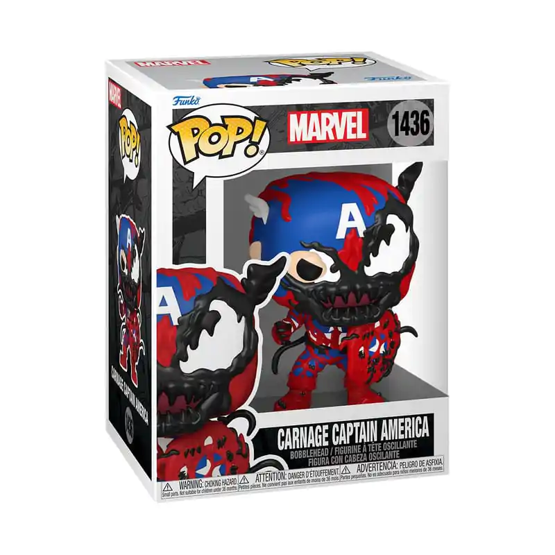 Marvel Funko POP! Vinyl figurica Carnageized - Captain America 9 cm fotografija izdelka