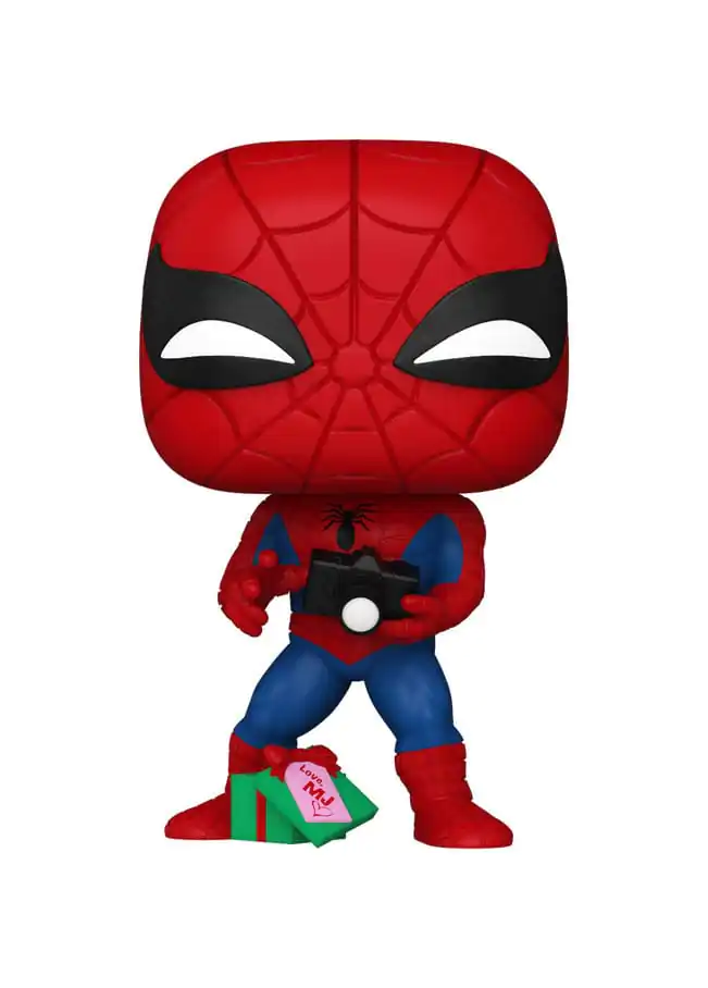 Marvel Funko POP! Vinyl Figurica Holiday Spiderman z odprtim darilom 9 cm fotografija izdelka