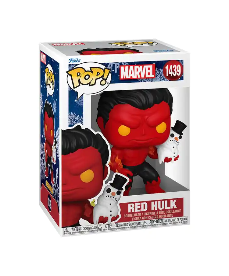 Marvel Funko POP! Vinil Figura Praznični Rdeči Hulk 9 cm fotografija izdelka