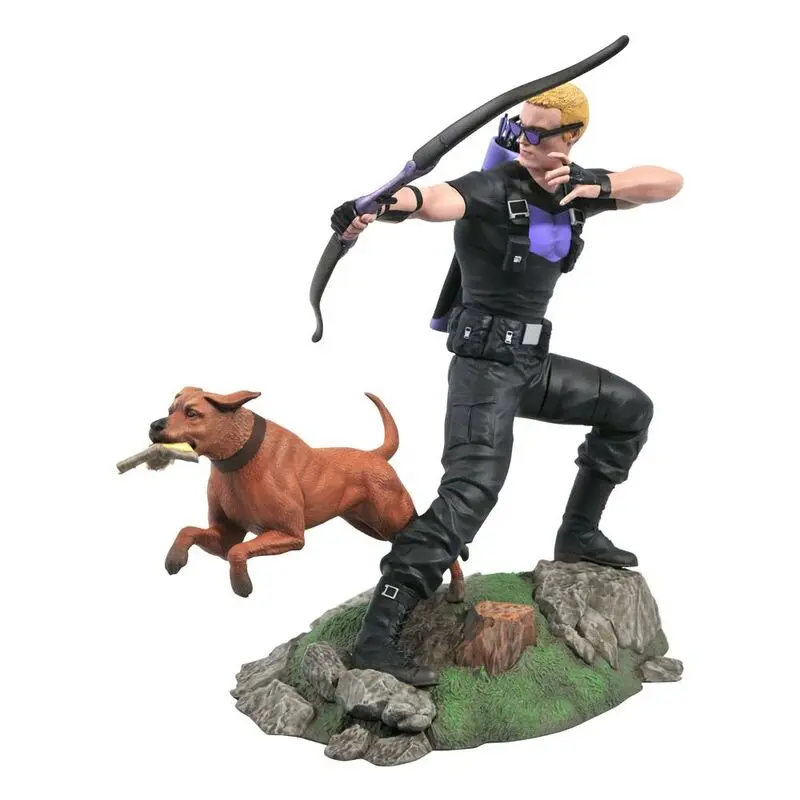 Marvel Comic Gallery PVC Kip Hawkeye s Pizza Dog 23 cm fotografija izdelka