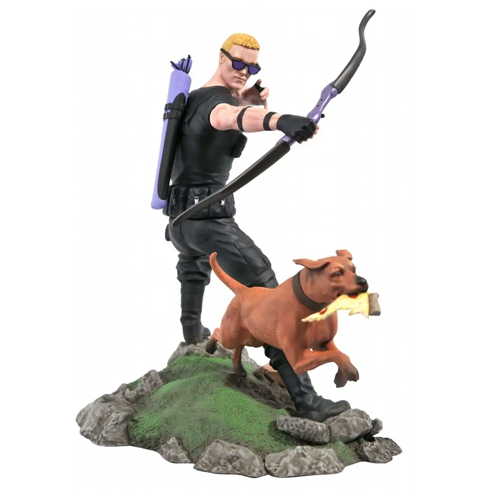 Marvel Comic Gallery PVC Kip Hawkeye s Pizza Dog 23 cm fotografija izdelka