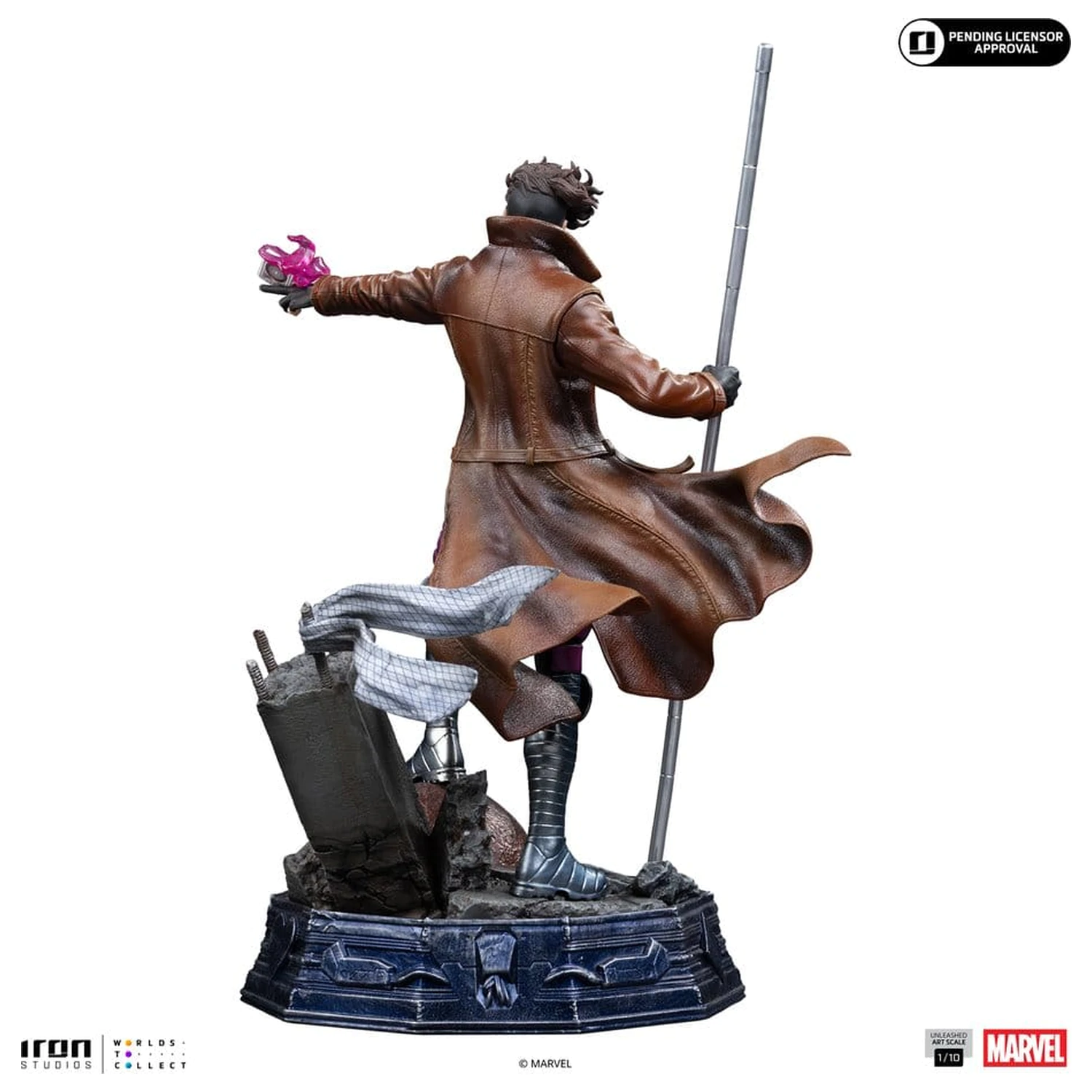 Marvel Gambit Unleashed Art Scale kip 1/10 Gambit fotografija izdelka