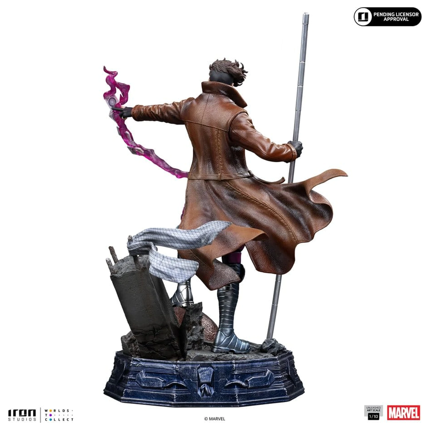 Marvel Gambit Unleashed Art Scale kip 1/10 Gambit fotografija izdelka