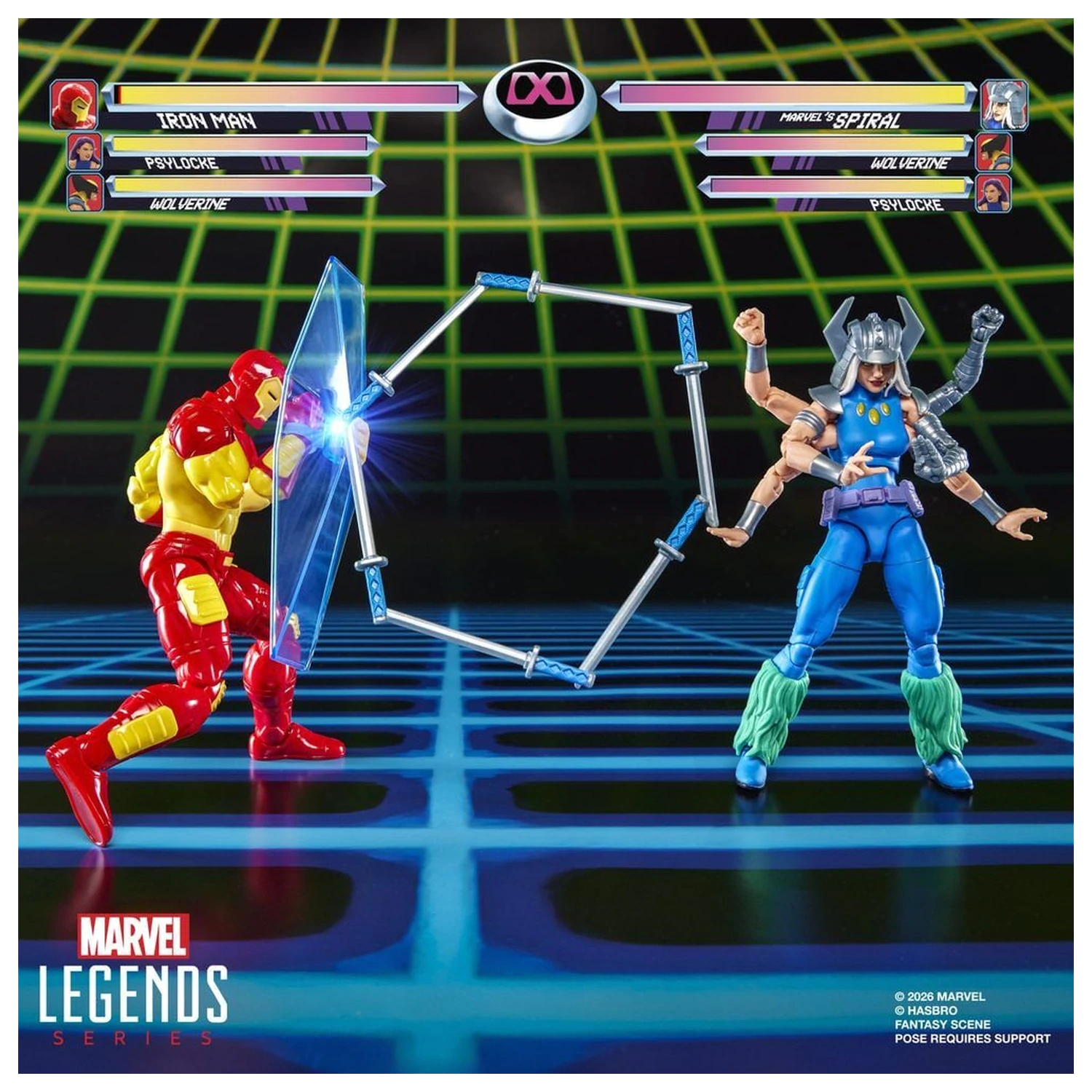 Marvel Games Iron Man proti Marvel Spiralni paket 2 figur 15cm fotografija izdelka