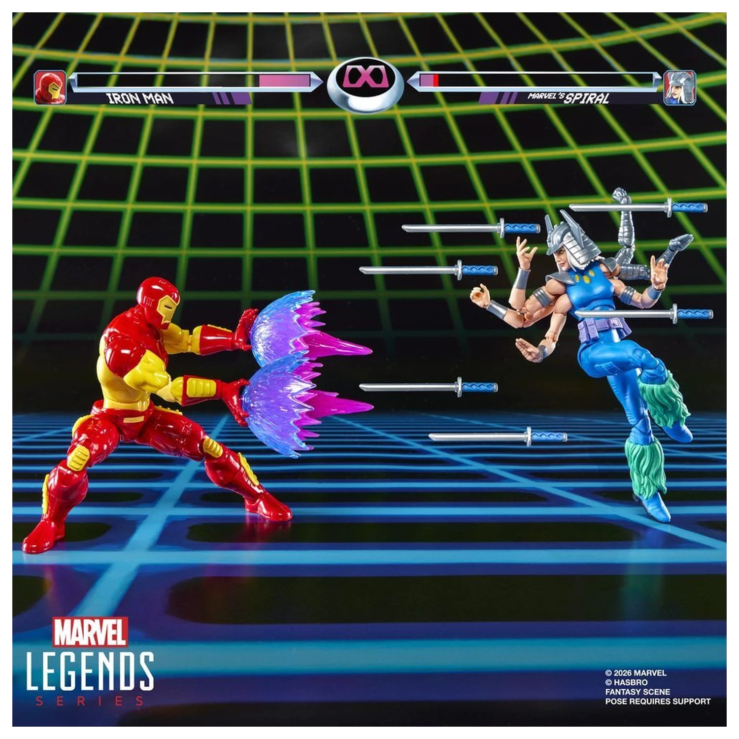 Marvel Games Iron Man proti Marvel Spiralni paket 2 figur 15cm fotografija izdelka