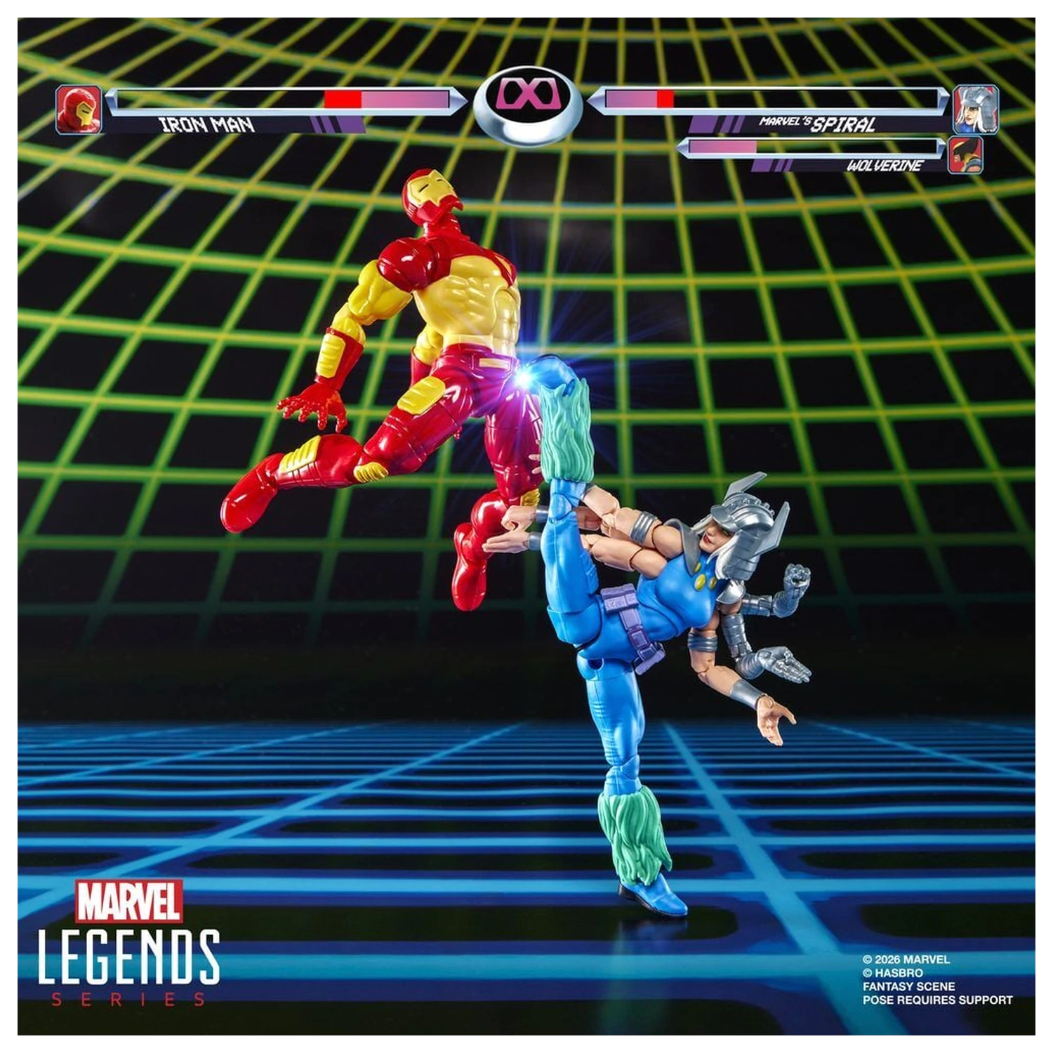 Marvel Games Iron Man proti Marvel Spiralni paket 2 figur 15cm fotografija izdelka