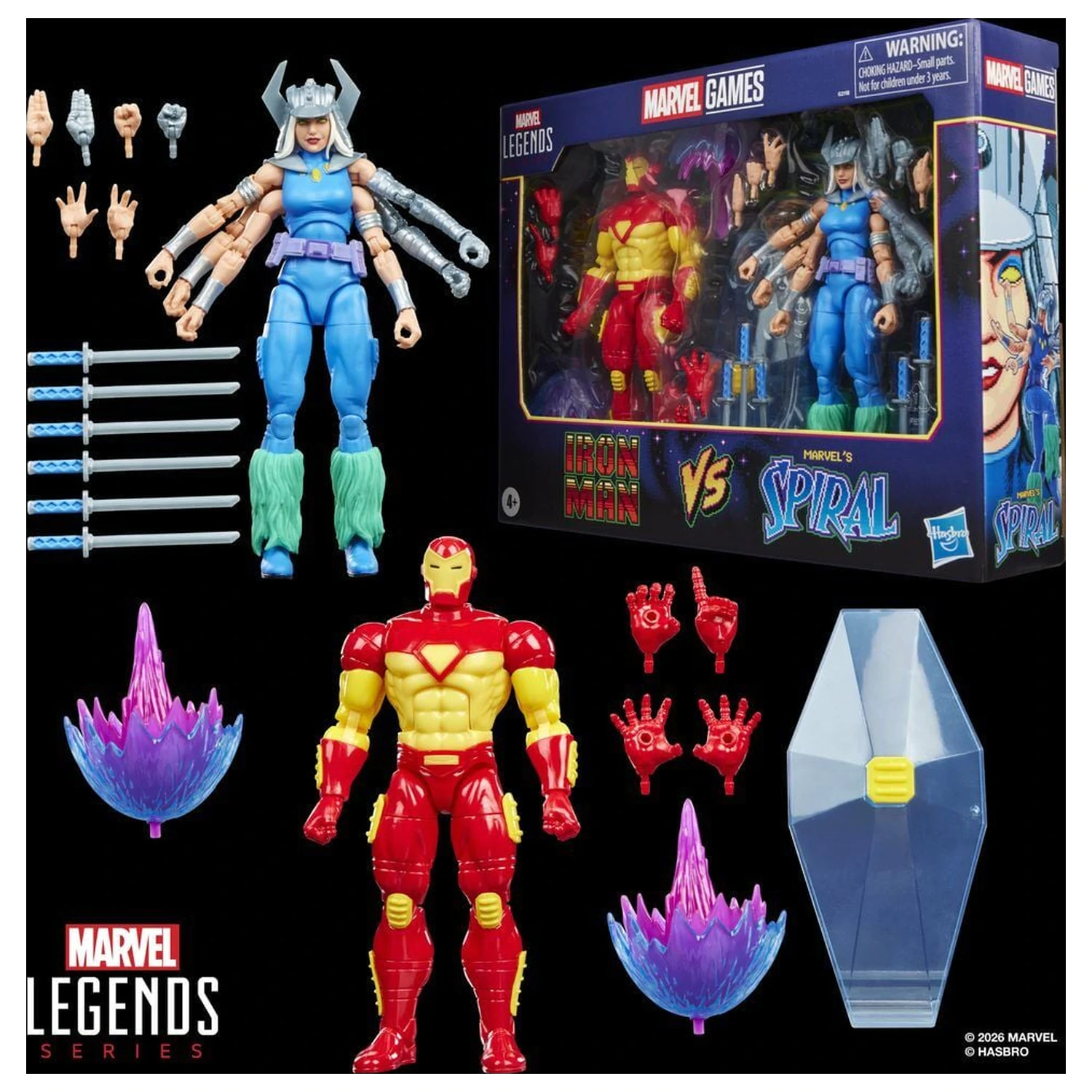 Marvel Games Iron Man proti Marvel Spiralni paket 2 figur 15cm fotografija izdelka