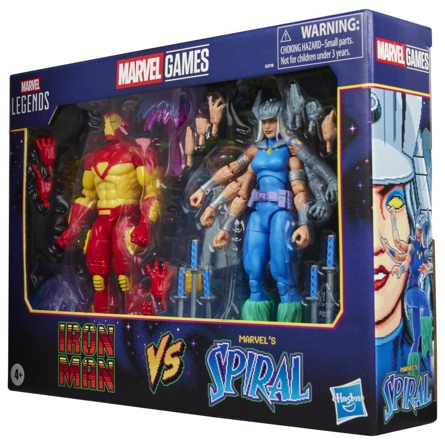Marvel Games Iron Man proti Marvel Spiralni paket 2 figur 15cm fotografija izdelka