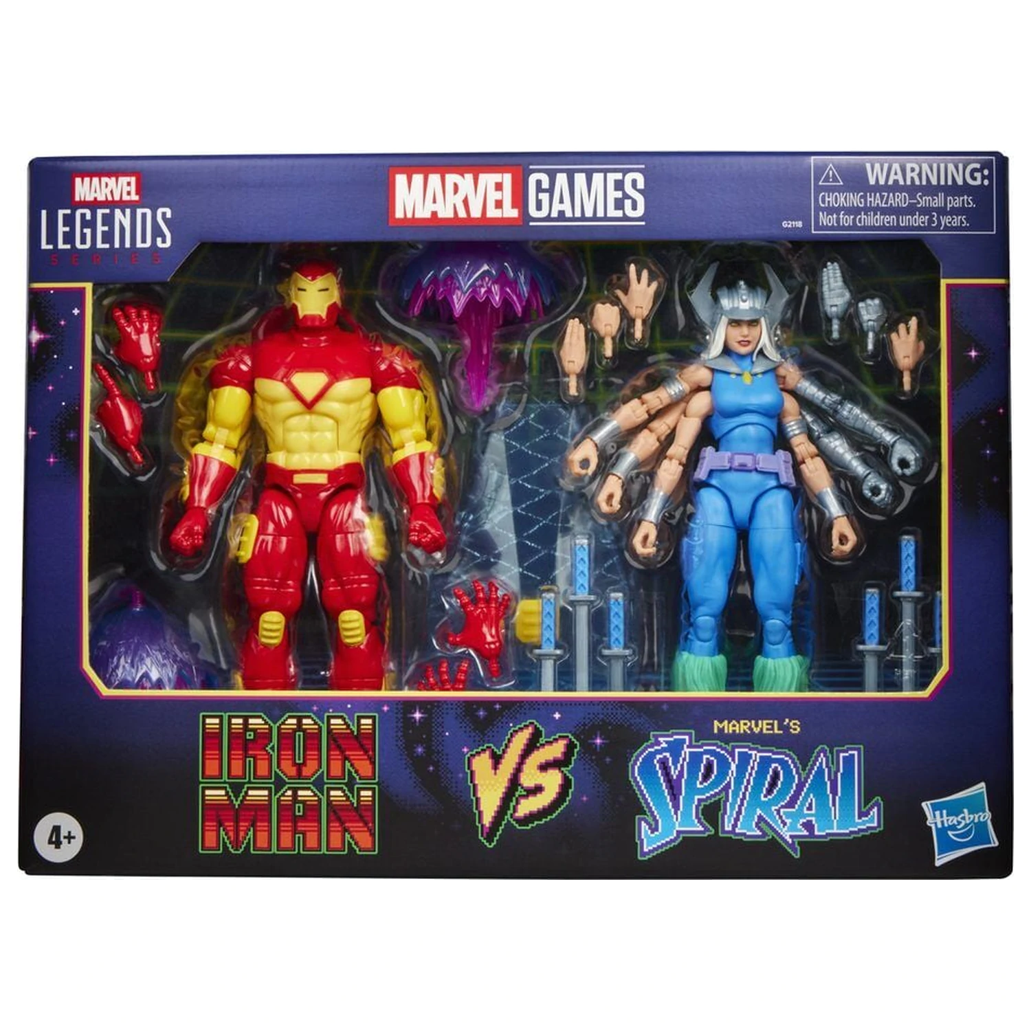Marvel Games Iron Man proti Marvel Spiralni paket 2 figur 15cm fotografija izdelka