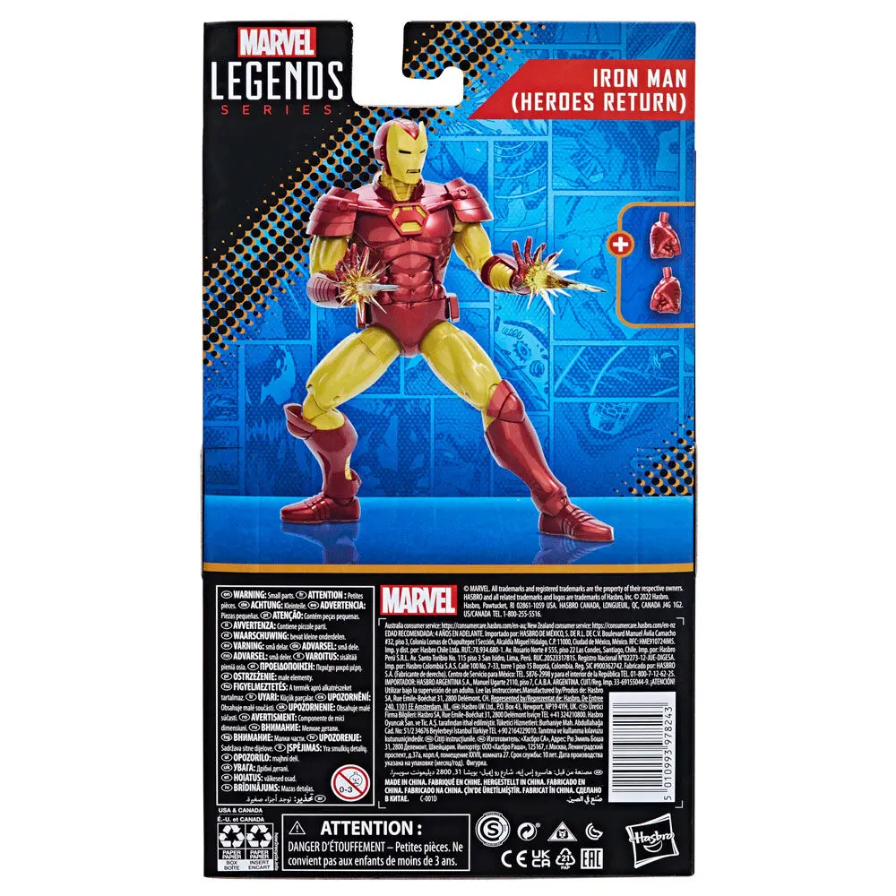 Marvel Legends akcijska figura Iron Man (Heroes Return) 15 cm fotografija izdelka