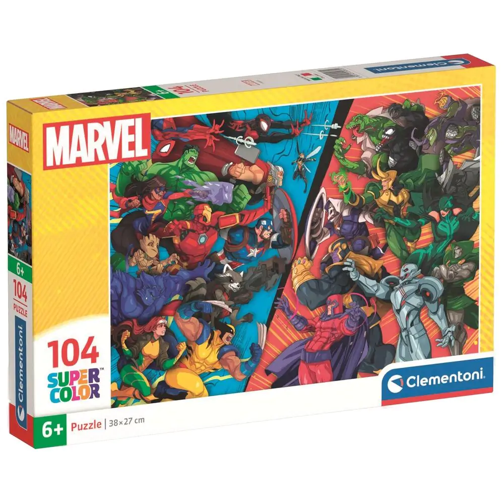 Marvel Heroes vs Villains sestavljanka 104 delni fotografija izdelka