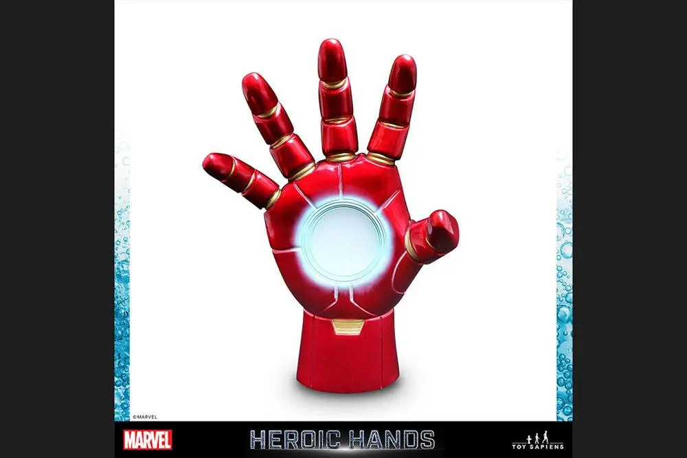 Marvel Heroic Hands Kip v naravni velikosti #2A Iron Man 23 cm fotografija izdelka