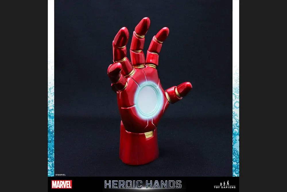 Marvel Heroic Hands Kip v naravni velikosti #2A Iron Man 23 cm fotografija izdelka