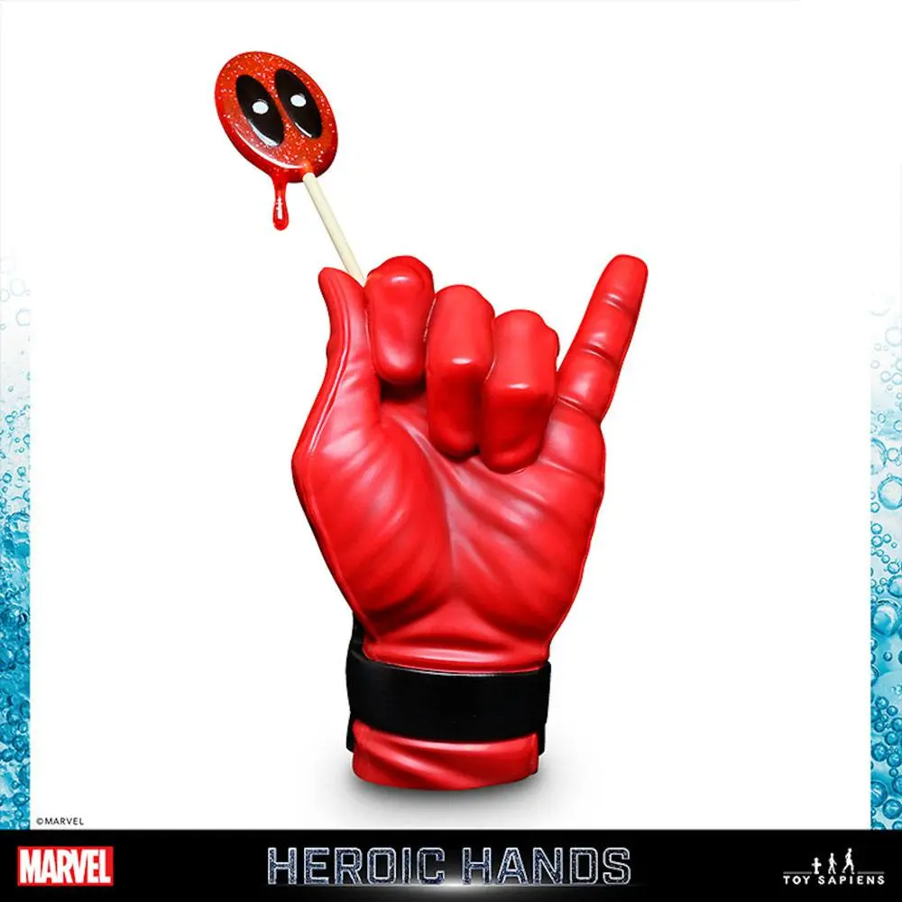 Marvel Heroic Hands Kip v naravni velikosti #3A Deadpool 25 cm fotografija izdelka