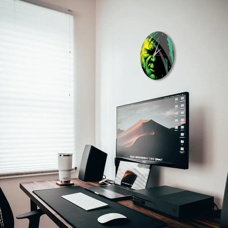 Marvel Hulk stenska ura fotografija izdelka