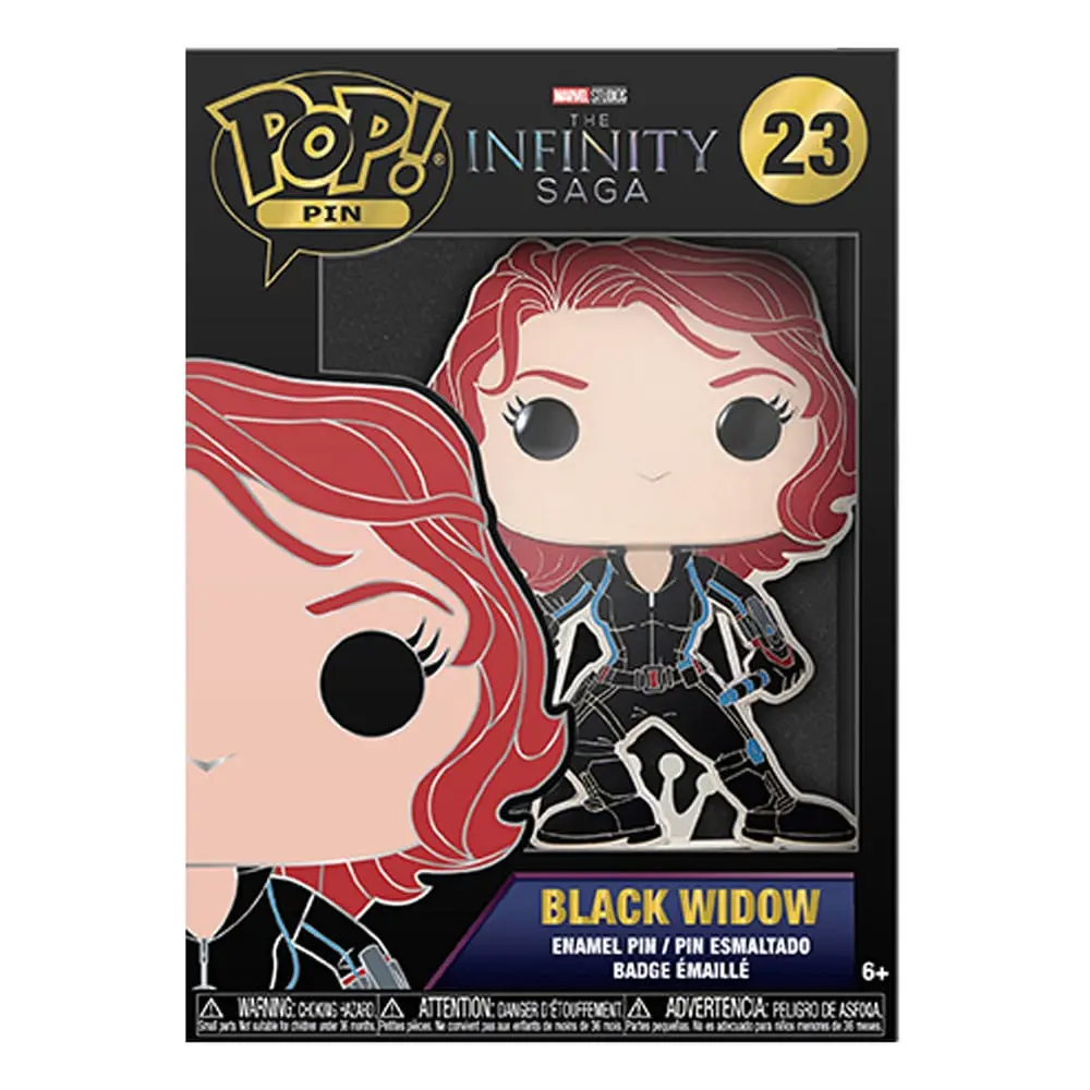 Marvel Infinity Saga POP! Emajliran Pin Black Widow 10 cm fotografija izdelka