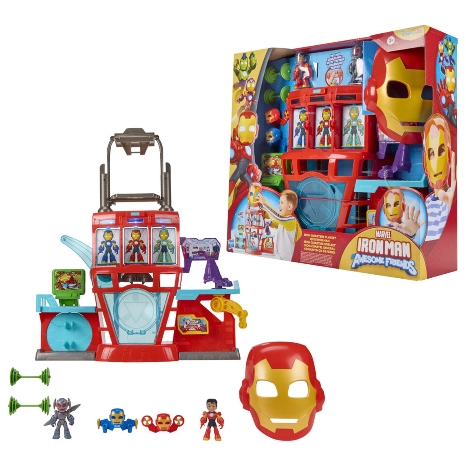 Marvel Iron Man And His Awesome Friends Headquarters komplet igralnih setov fotografija izdelka