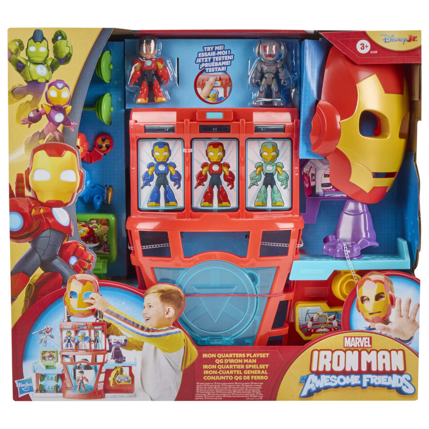 Marvel Iron Man And His Awesome Friends Headquarters komplet igralnih setov fotografija izdelka