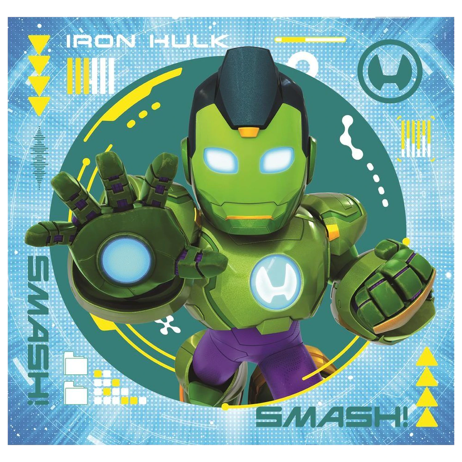 Marvel Iron Man In njegova super kvadratna sestavljanka 3x48 kosov fotografija izdelka