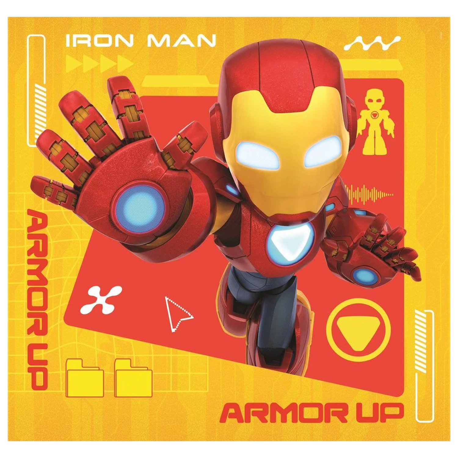 Marvel Iron Man In njegova super kvadratna sestavljanka 3x48 kosov fotografija izdelka