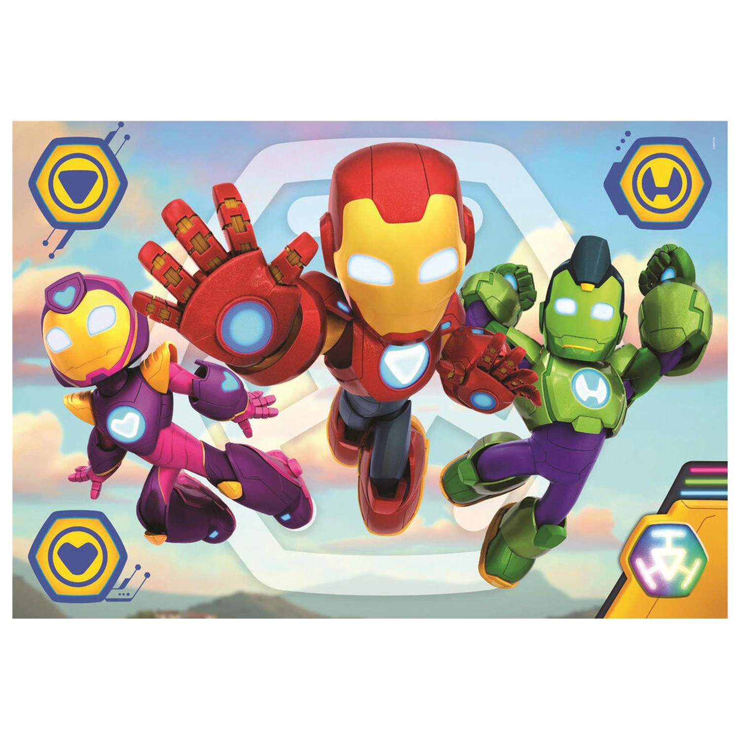 Marvel Iron Man maxi puzzle, 60 kosov fotografija izdelka