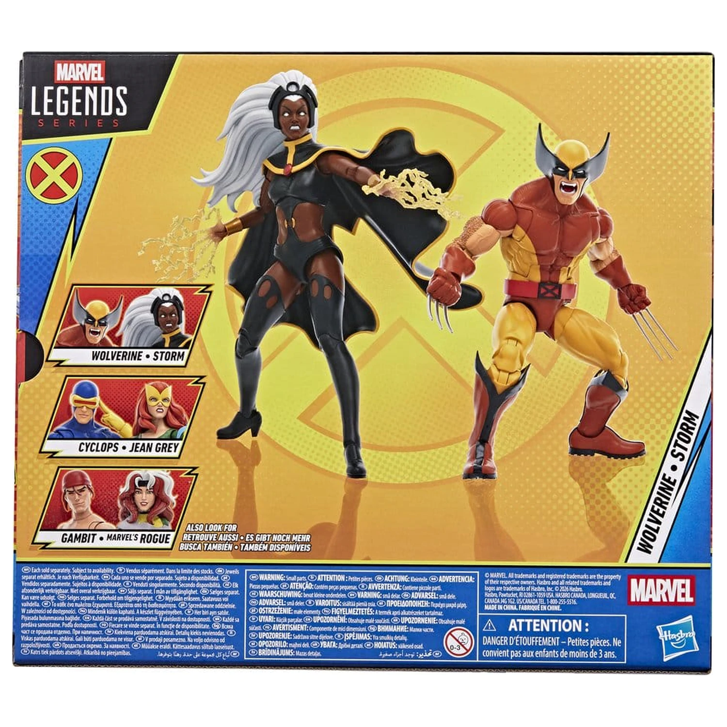 Marvel Legends akcijski figurici dvojni paket Storm & Wolverine 15 cm fotografija izdelka