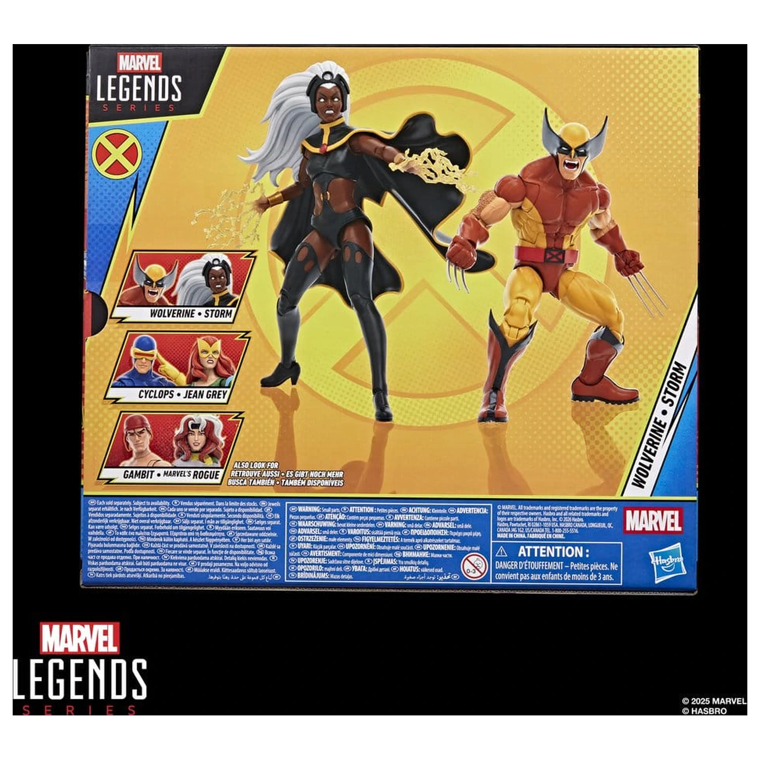 Marvel Legends akcijski figurici dvojni paket Storm & Wolverine 15 cm fotografija izdelka
